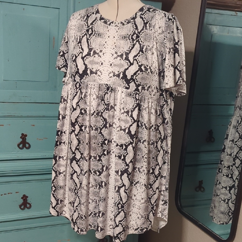 JODIFL Snakeskin Pattern Kids Dress